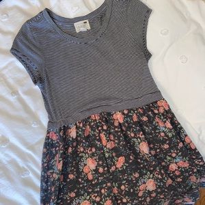 LA Hearts pattern babydoll dress